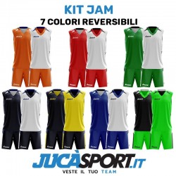 Jucasport.it Completo Basket Gara Reversibile ZEUS SPORT Kit Jam