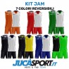 Jucasport.it Completo Basket Gara Reversibile ZEUS SPORT Kit Jam